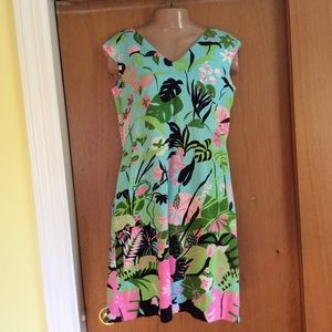 Hawaiian Dress Vintage Flowers Lightweight Summer